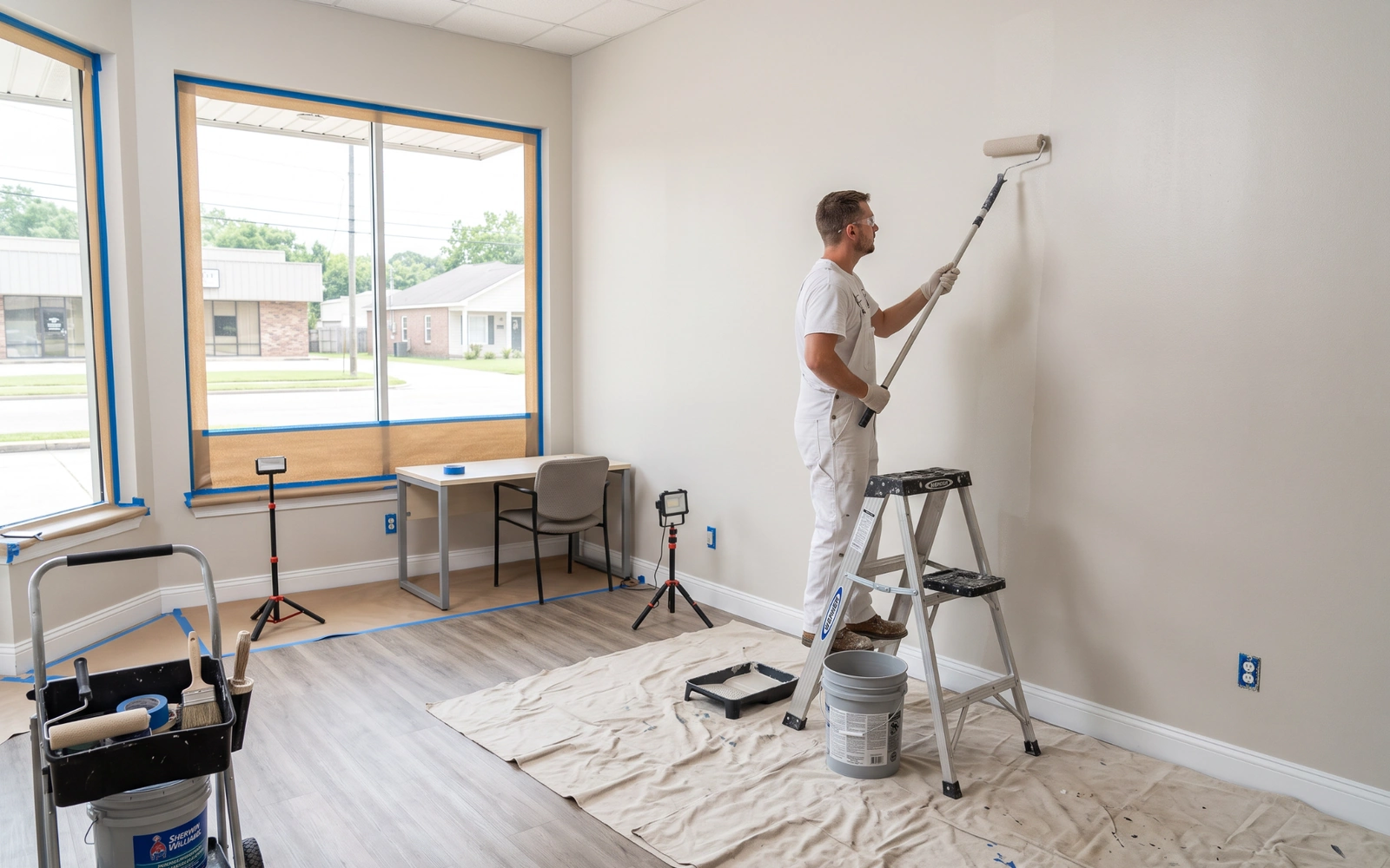 Representative rental turnover painting project